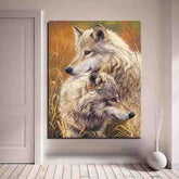 Painting by Numbers Wolf Couple